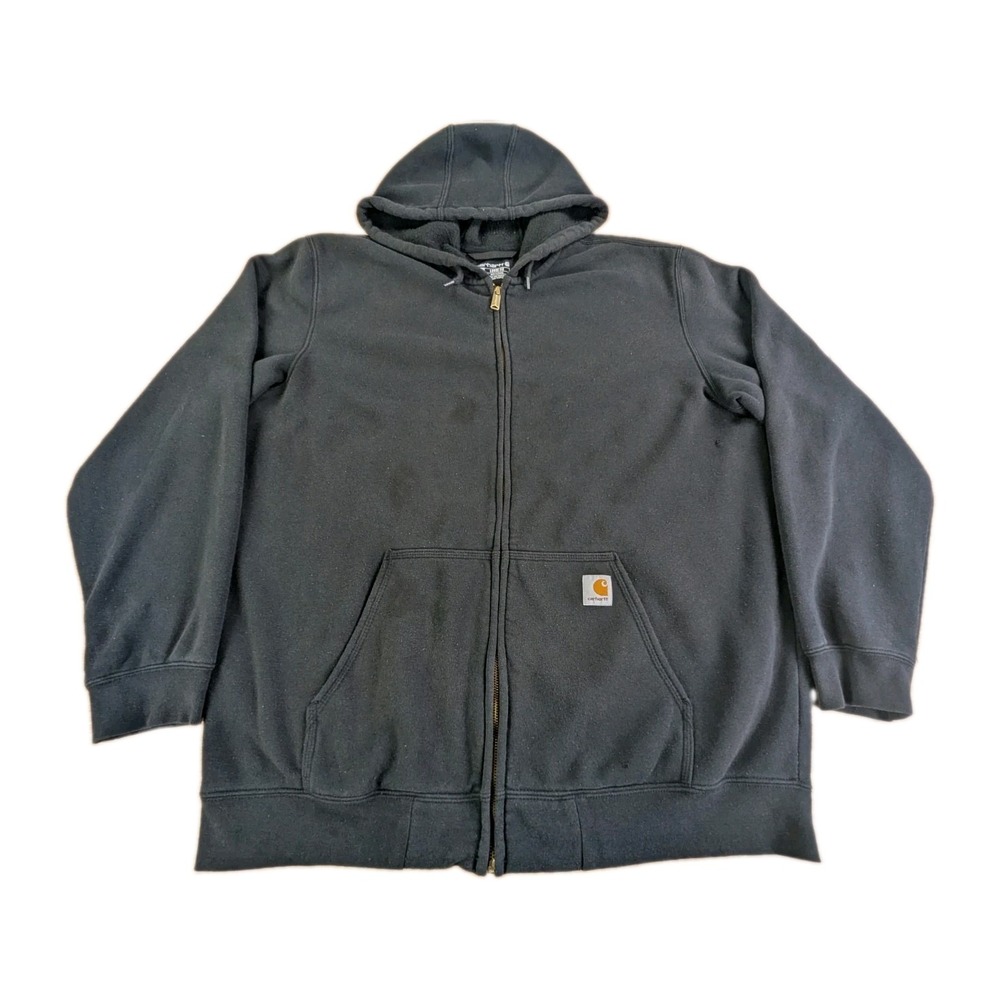 Carhartt Sweatshirt Mens XL Loose Fit Midweight Full Zip Workwear TS0122-M